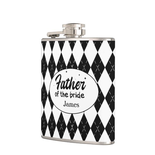 Persoonlijke 'Vader van de Bruid' Fles Heupfles (Links)