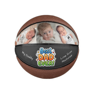 Persoonlijke Vaderdag Beste Papa Ooit Foto  Basketbal