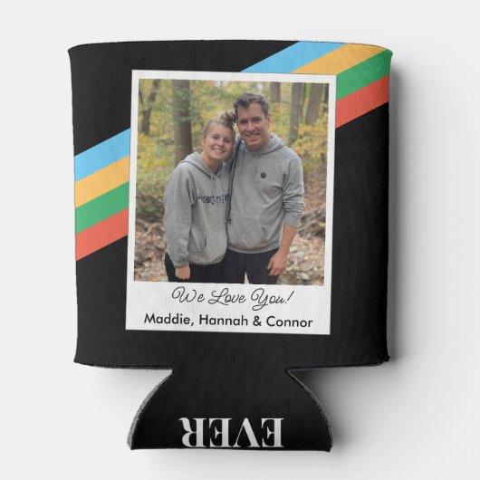 Persoonlijke Vaderdag Blikjeskoeler (Achterkant)