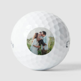 Persoonlijke Vaderdag cadeau familie foto Golfballen