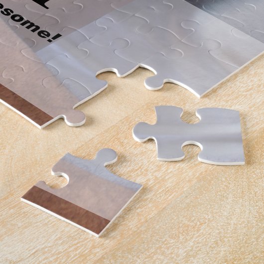 Persoonlijke Vaderdag Cadeauidee Papa foto Legpuzzel (Zijkant)