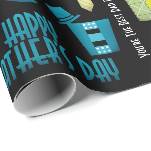 Persoonlijke Vaderdag Cadeaupapier (Rol Hoek)