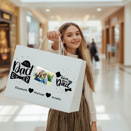 Persoonlijke Vaderdag-cadeautas Groot Cadeauzakje