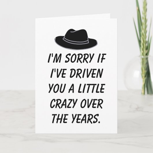 Persoonlijke Vaderdag Cool Funny Feestdagen Kaart (Voorkant)