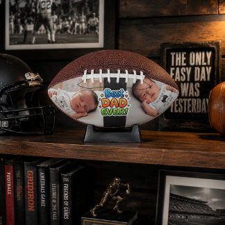 Persoonlijke Vaderdag foto Beste papa ooit American Football