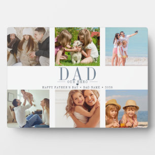 Persoonlijke Vaderdag-fotocollage voor papa Fotoplaat