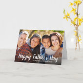 Persoonlijke Vaderdag-fotokaart voor vader Kaart (Gele Bloem)