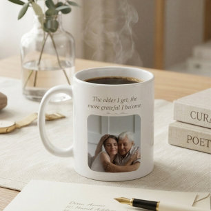 Persoonlijke Vaderdag-fotomok Aandenken Koffiemok
