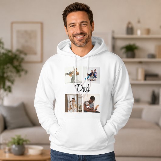 Persoonlijke Vaderdag Hoodie – Superheld Papa