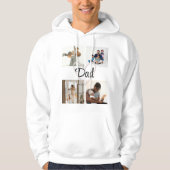 Persoonlijke Vaderdag Hoodie – Superheld Papa (Voorkant)