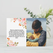 Persoonlijke Vaderdag kaart met foto (Staand voorkant)