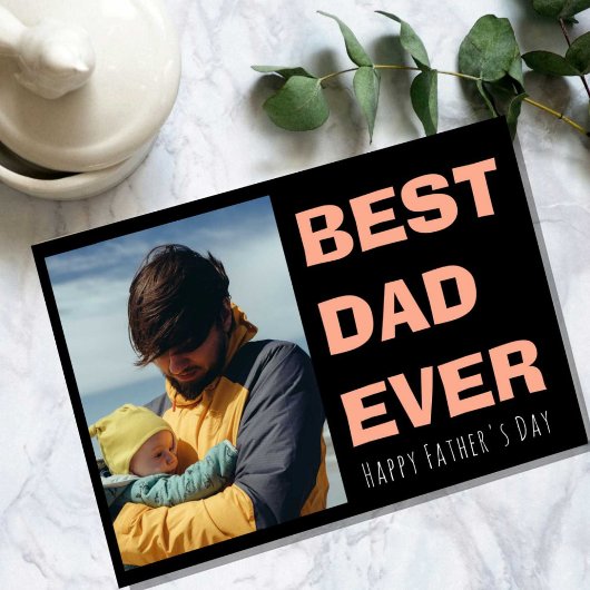 Persoonlijke Vaderdag kaart met foto