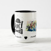 Persoonlijke Vaderdag koffiemok Mok (Voorkant links)