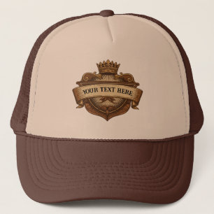 Persoonlijke Vaderdag Kroon & Schild  Trucker Pet