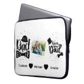 Persoonlijke Vaderdag Laptop Hoes (Voorkant Links)