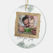 Persoonlijke Vaderdag Ornament (Links)