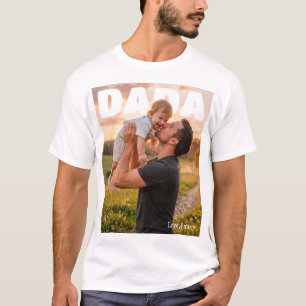 Persoonlijke Vaderdag PhotoPop foto T-shirt