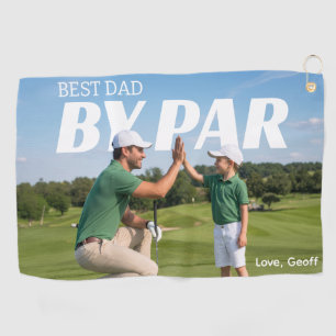 Persoonlijke Vaderdag PhotoPop Golfhanddoek