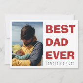 Persoonlijke Vaderdagkaart met foto Feestdagenkaart (Voorkant)