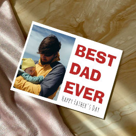 Persoonlijke Vaderdagkaart met foto Feestdagenkaart