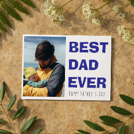 Persoonlijke Vaderdagkaart met foto Feestdagenkaart