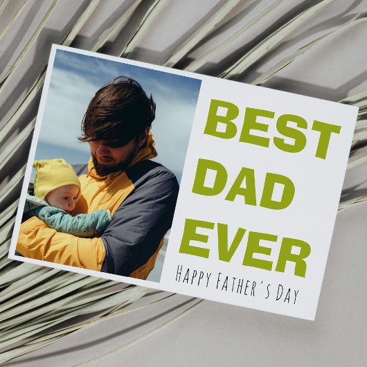 Persoonlijke Vaderdagkaart met foto Feestdagenkaart