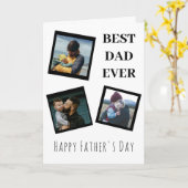 Persoonlijke Vaderdagkaart met foto Kaart (Gele Bloem)