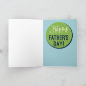 Persoonlijke vaderdagkaart met foto's kaart (Binnen)