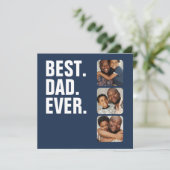 Persoonlijke vaders Dag Foto Gift Best Dad ever (Staand voorkant)