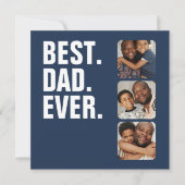 Persoonlijke vaders Dag Foto Gift Best Dad ever (Voorkant)
