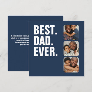 Persoonlijke vaders Dag Foto Gift Best Dad ever