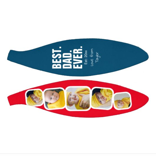 Persoonlijke vaders Dag Foto Gift Best Dad ever Basketbal (Panelen)