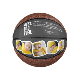 Persoonlijke vaders Dag Foto Gift Best Dad ever Basketbal