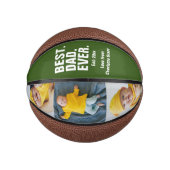 Persoonlijke vaders Dag Foto Gift Best Dad ever Basketbal (Voorkant)