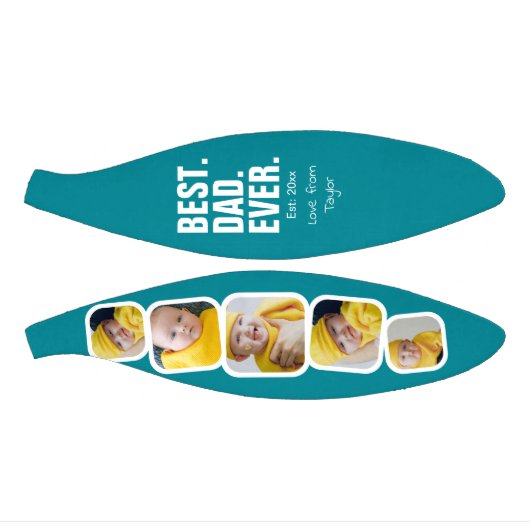 Persoonlijke vaders Dag Foto Gift Best Dad ever Basketbal (Panelen)