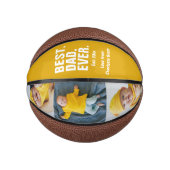 Persoonlijke vaders Dag Foto Gift Best Dad ever Basketbal (Voorkant)