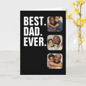 Persoonlijke vaders Dag Foto Gift Best Dad ever Kaart (Gele Bloem)