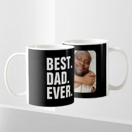 Persoonlijke vaders Dag Foto Gift Best Dad ever Koffiemok