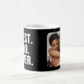 Persoonlijke vaders Dag Foto Gift Best Dad ever Koffiemok (Center)