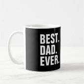 Persoonlijke vaders Dag Foto Gift Best Dad ever Koffiemok (Links)