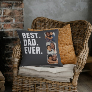 Persoonlijke vaders Dag Foto Gift Best Dad ever Kussen
