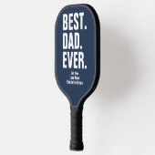 Persoonlijke vaders Dag Foto Gift Best Dad ever Pickleball Paddle (Links)