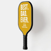 Persoonlijke vaders Dag Foto Gift Best Dad ever Pickleball Paddle (Links)