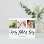 Persoonlijke vaders Dag Pap Manuscript Modern Briefkaart (Staand voorkant)
