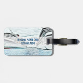 Persoonlijke vakantiecruise | Nautische schepen Bagagelabel (Achterkant horizontaal)