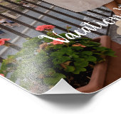 Persoonlijke vakantiefotolijst foto afdruk (Hoek)