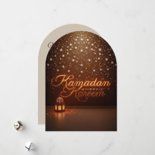 Persoonlijke vakantiekaart Ramadan Kareem Feestdagenkaart