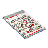 Persoonlijke vakantieplanner Kersttelling Notitieboek (Rechterzijde)