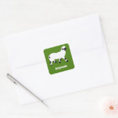 Persoonlijke Valais Blacknose-schaap sticker (Envelop)