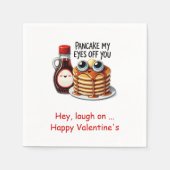 Persoonlijke Valentijn Dag Servetten Grappige Snac (Voorkant)